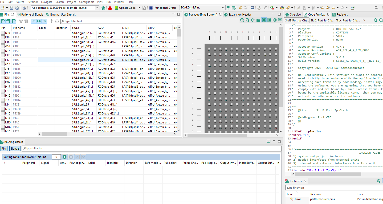 Adc_example_S32K396 missing port to sample - NXP Community