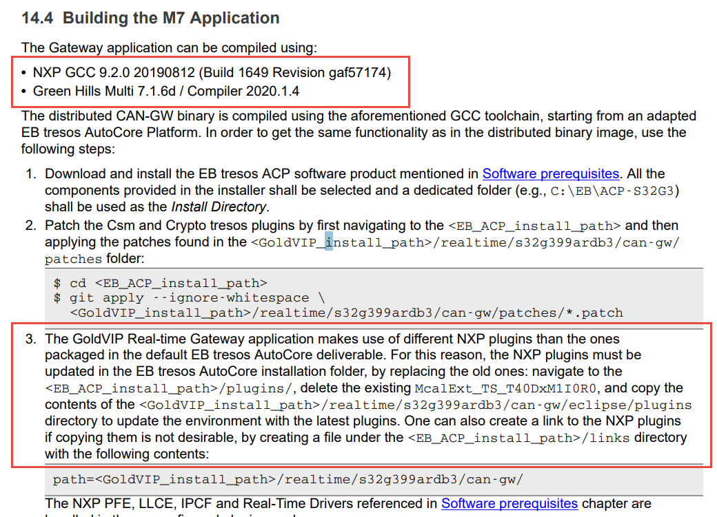 Issue GoldVIP M7 Application - Missing Os Plugin in EB tresos - NXP ...