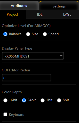 GUI GUIDER 24 BIT SCREEN GENERATION ISSUE FOR IMXRT1176 MCU - NXP Community