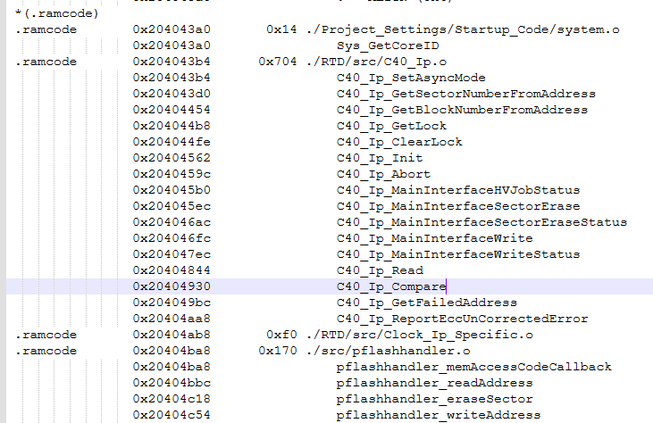 Solved: S32K341 - Issue with Mem_43_INFLS on S32DS3.6.2 and RTD6