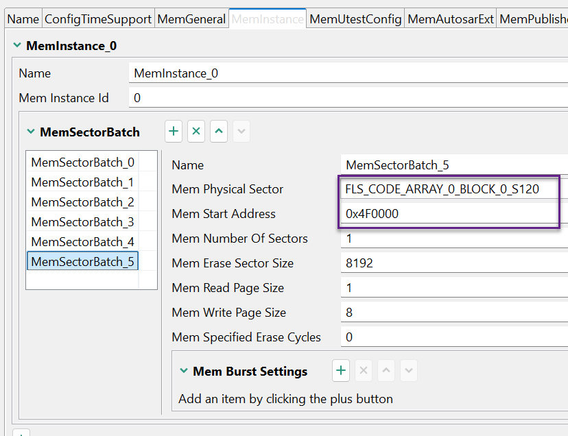Solved: S32K341 - Issue with Mem_43_INFLS on S32DS3.6.2 and RTD6