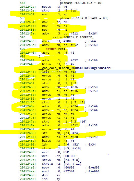 Solved: Code overlapping issue - NXP Community