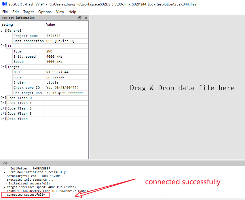 S32K344 can connect Jlink but not debug with Jlink or PE - NXP Community