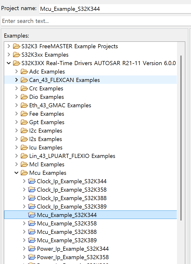 Solved: S32k344 example code build error - NXP Community