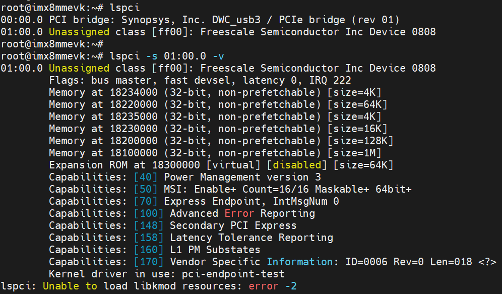 How to configure iMX95EVK as PCIe Endpoint and test it using PCIe