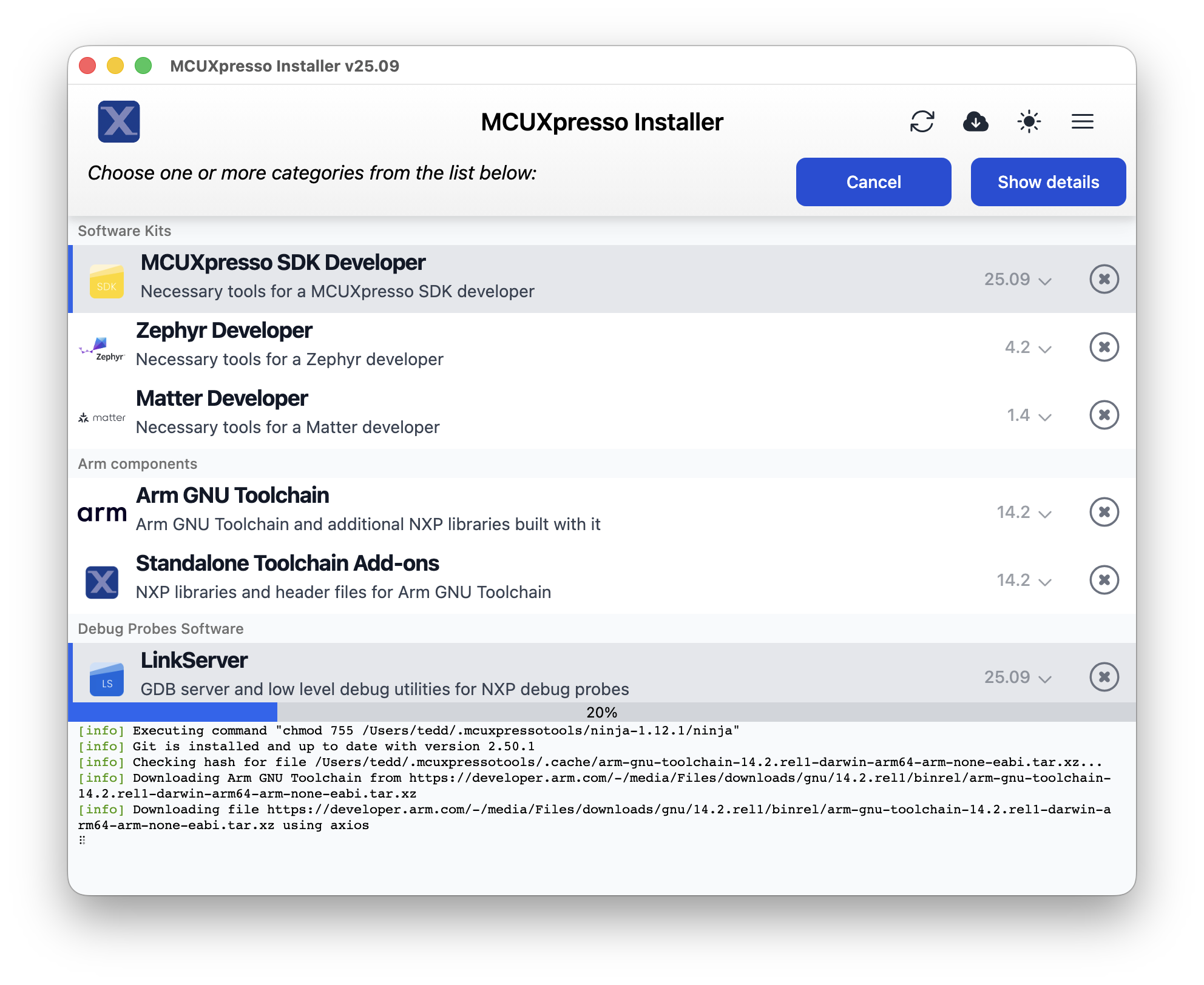 MCUXpresso for VSCとSDKのインストール