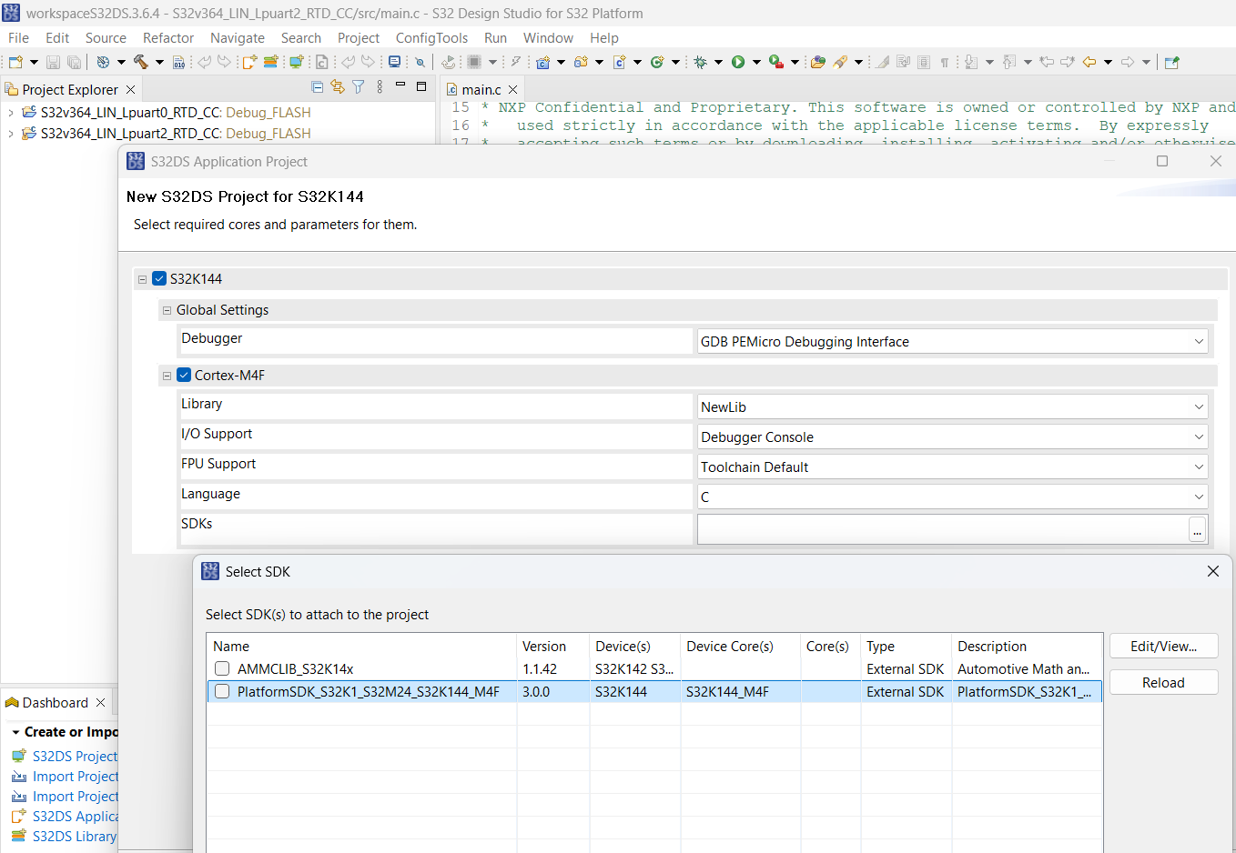 Solved: Re: S32 Design Studio v3.6.4 - How to enable RTD and CCT? - NXP ...