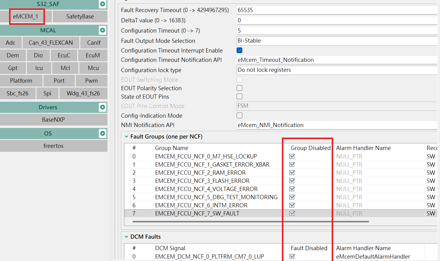 Solved: Why does adding EMCEM to the S32K3 module cause a hard fault ...