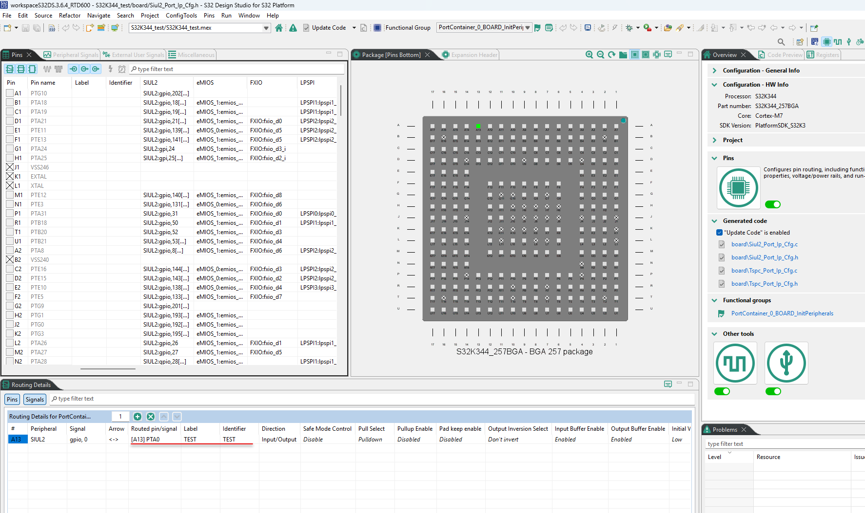 Pin config generation issue in Design studio 3.6.4 with RTD 6.0.0 - NXP ...