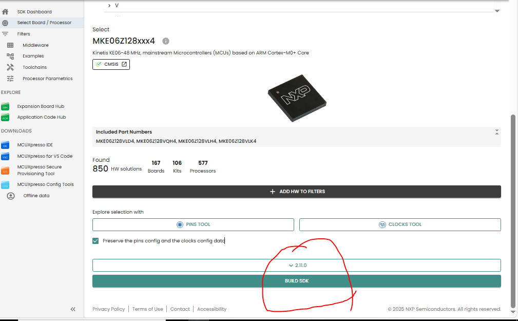 PROJECT MKE06Z128VQH4 IN VSCODE - NXP Community