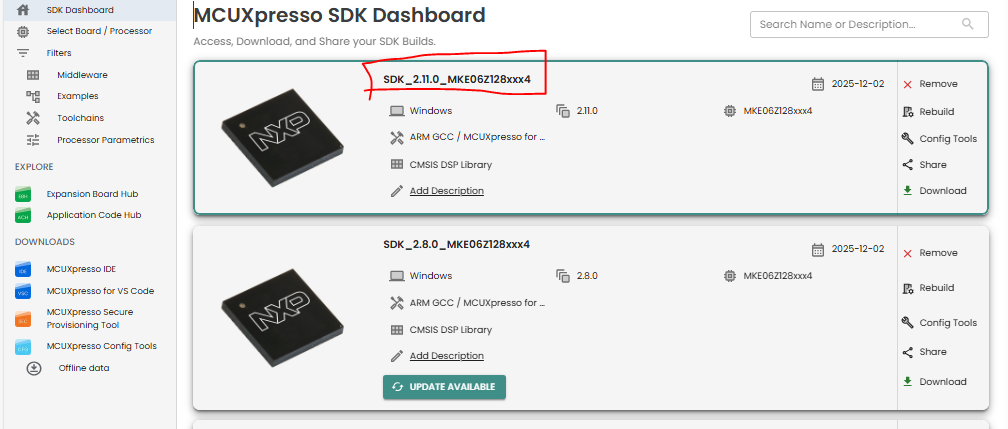 PROJECT MKE06Z128VQH4 IN VSCODE - NXP Community