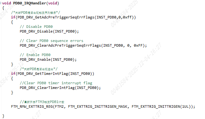 The Problem of PDB Triggering ADC Sampling in S32K144 - NXP Community
