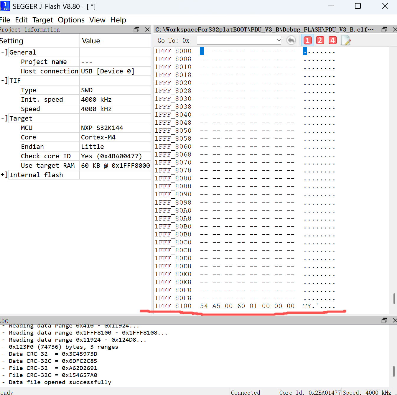 link and memory map problem with S32K144 based on S32DS for platform ...