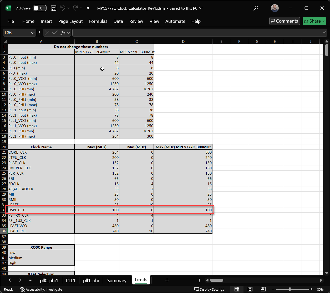 Re: MPC5777C DSPI SCK vs. MPC5674F - NXP Community