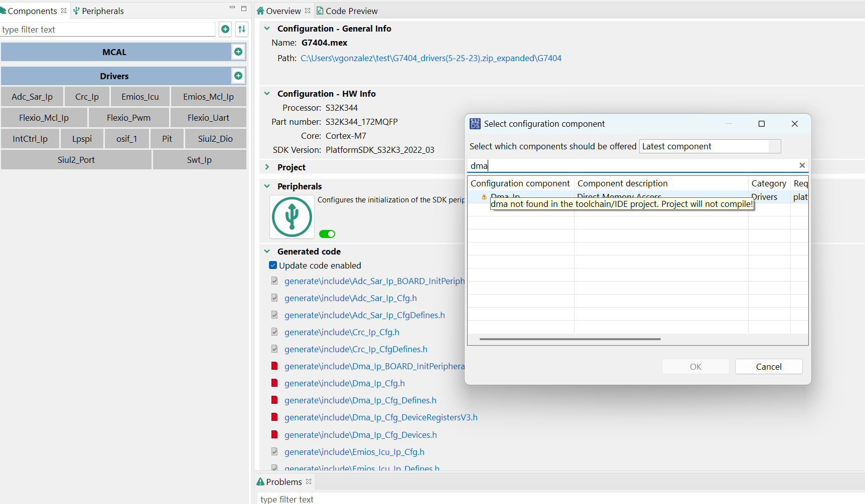 Trying to run DMA example Lpspi_Ip_Transfer_S32K344 - NXP Community