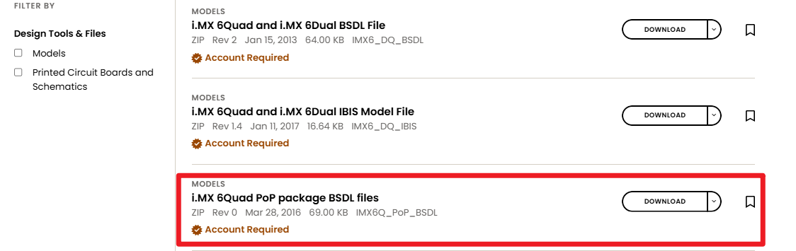 i.MX6Q .BSDL file with PoP pin support? - NXP Community