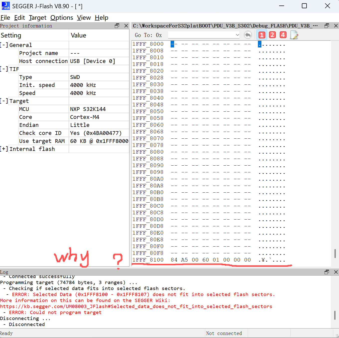 Aproblem with Generating elf file and download by J-Flash - NXP Community