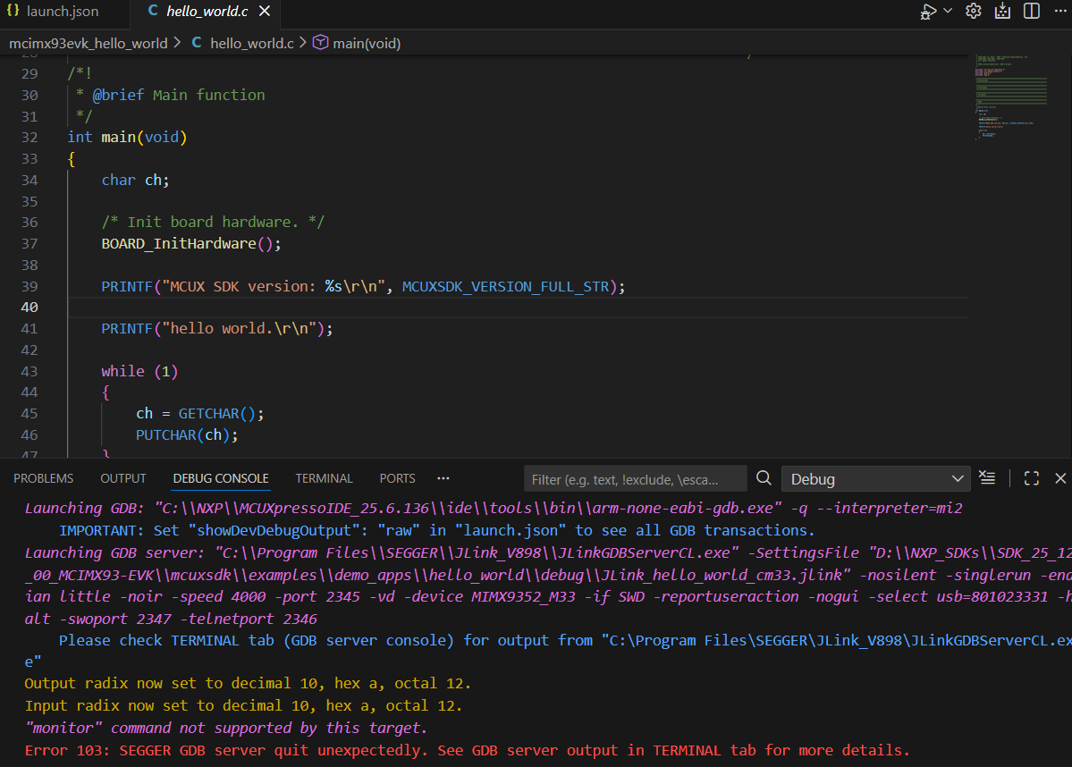 Solved: How to run and debug an example 