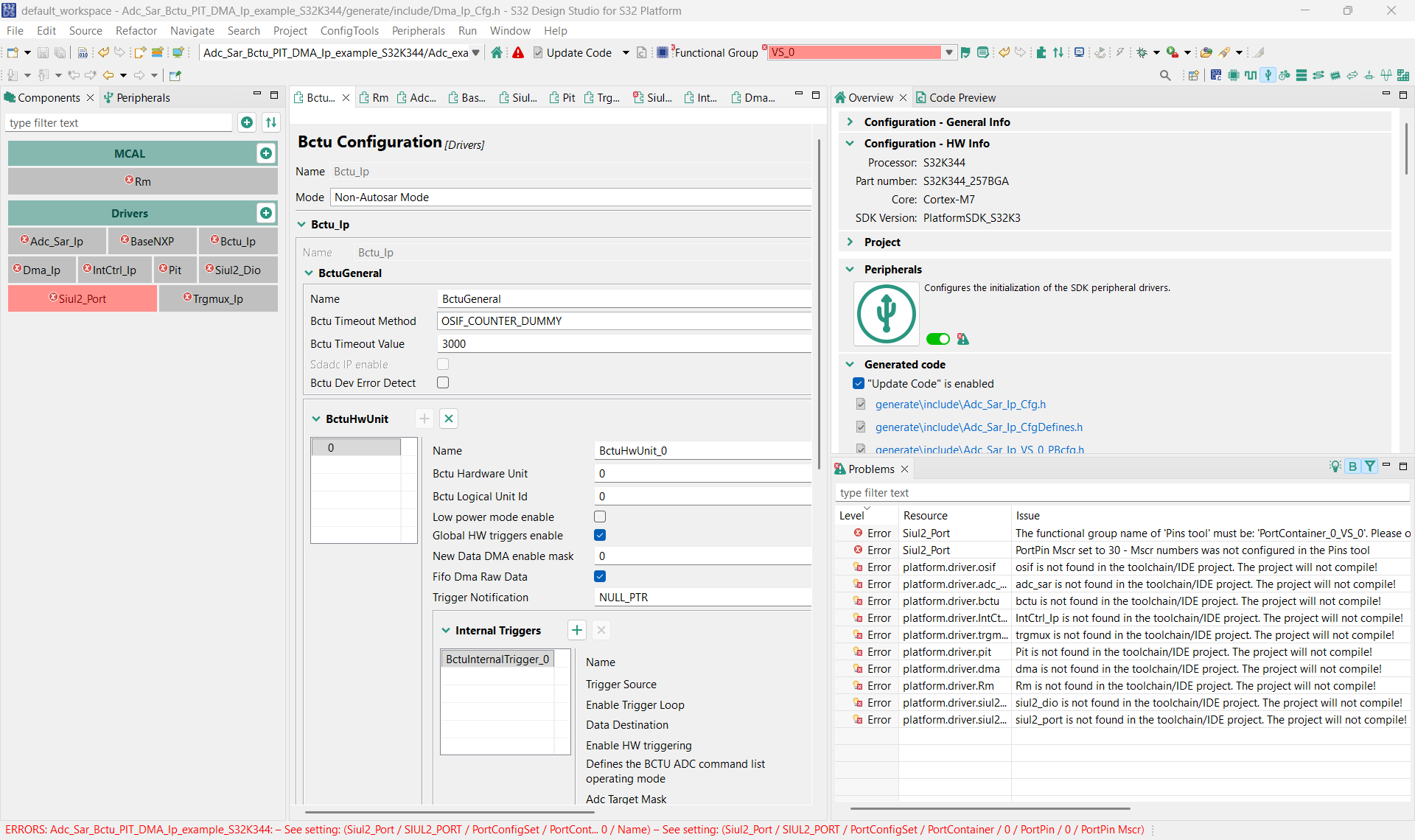 ADC sar example for the S32k3XX - NXP Community