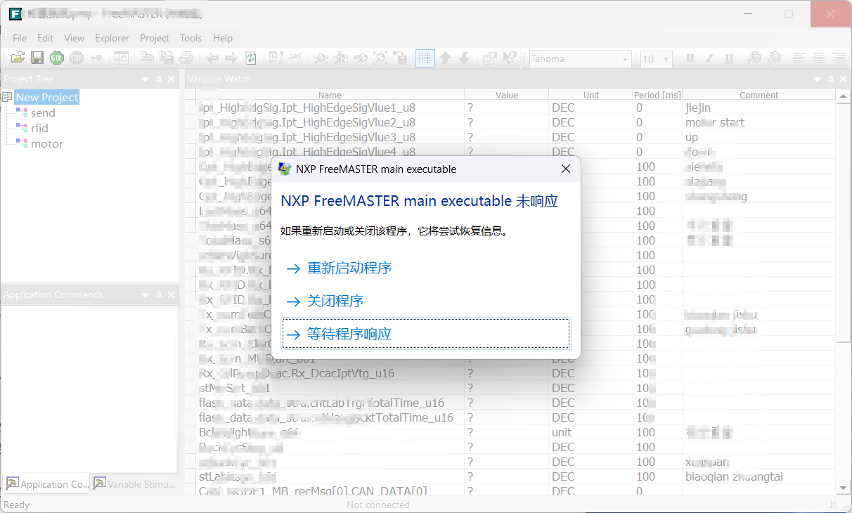 Freemaster often becomes unresponsive - NXP Community
