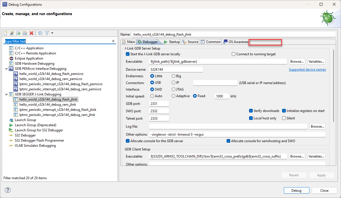 Solved: S32DS 3.4的DEBUG问题 - NXP Community