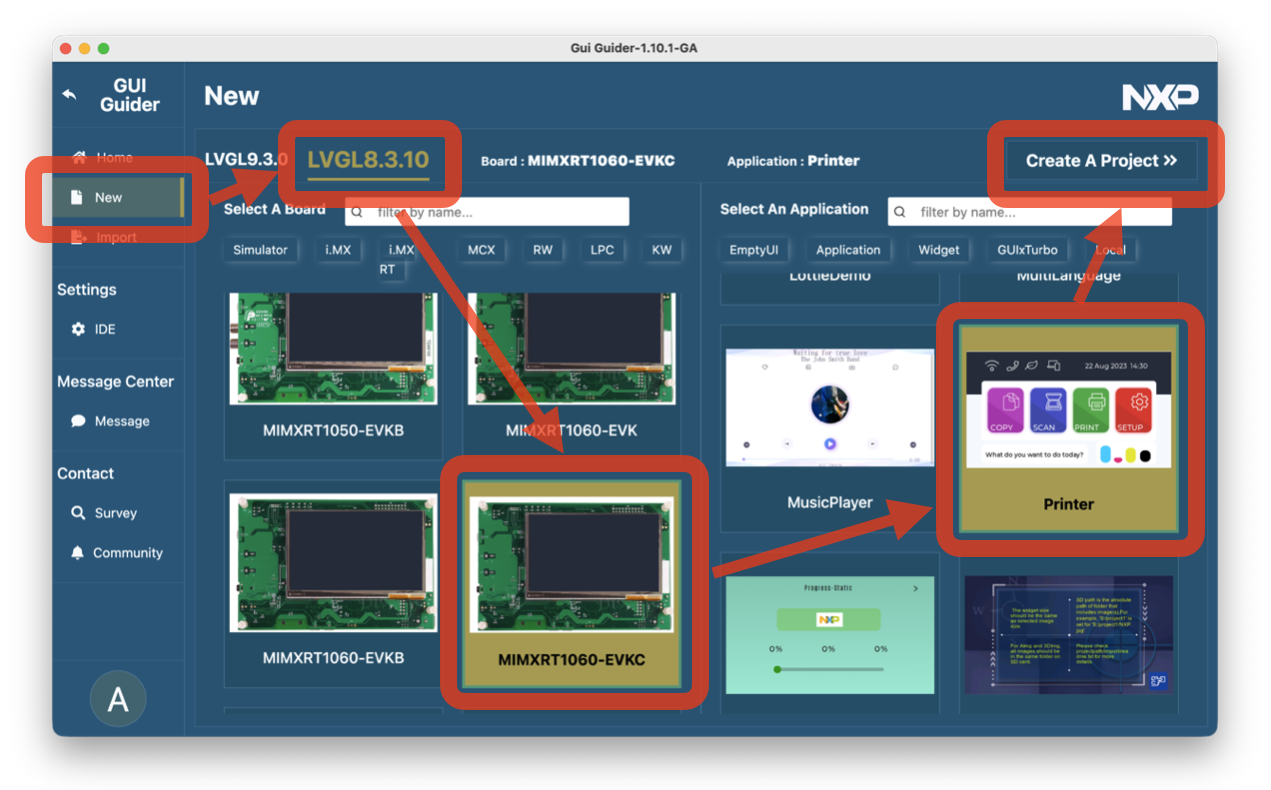 Zephyr OSでUI: GUI Guiderサンプルコードを実行してみる (日本語ブログ) - NXP Community