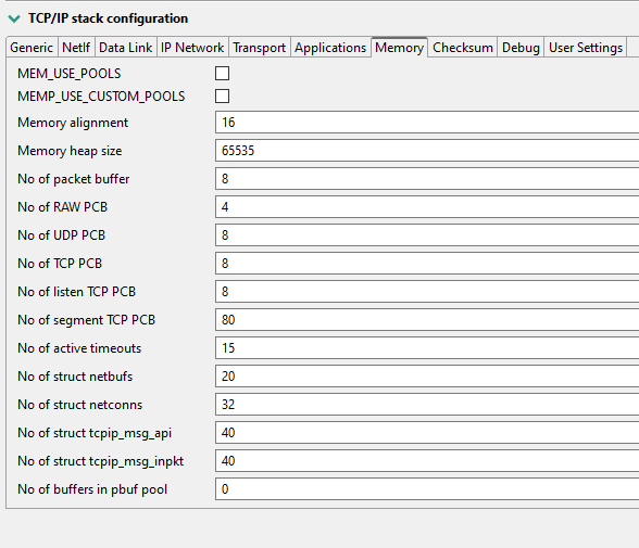LwIP FreeRTOS throughput for S32G399 - NXP Community