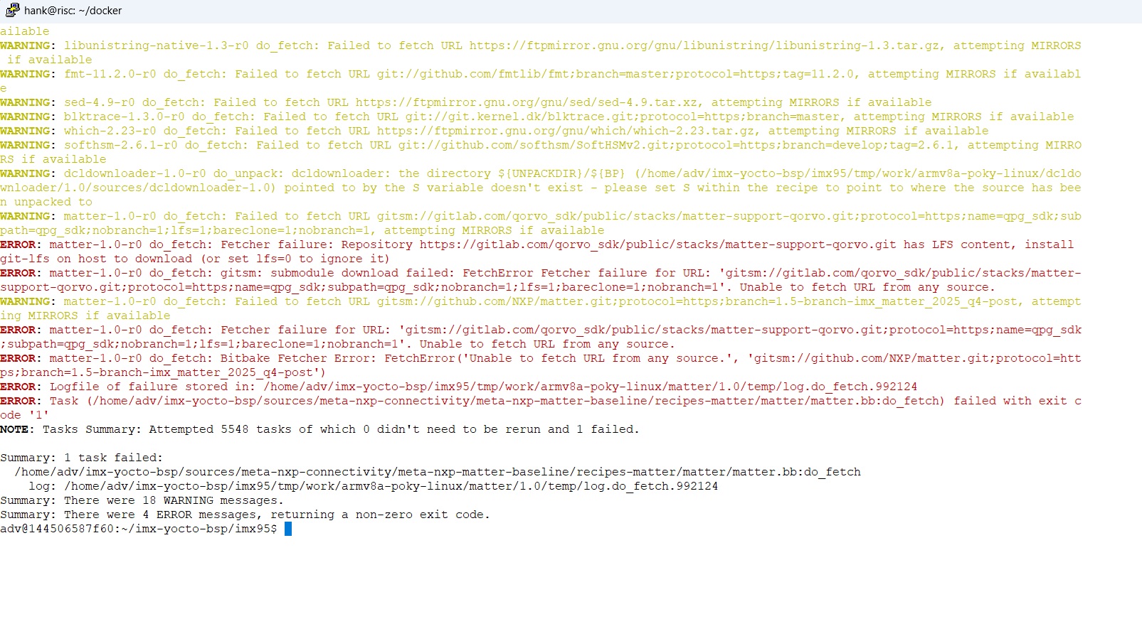 Build fail issue about the new Yocto 5.3 imx95 19x19 evk board. - NXP ...