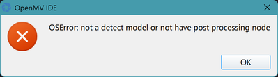 Error message