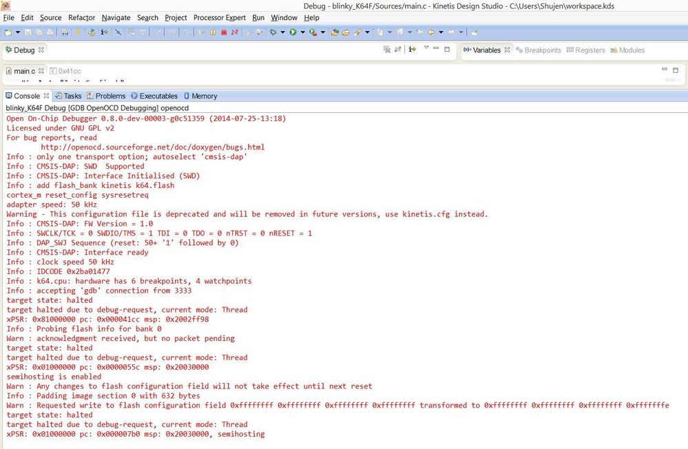 FRDM-K64F OpenOCD success.jpg