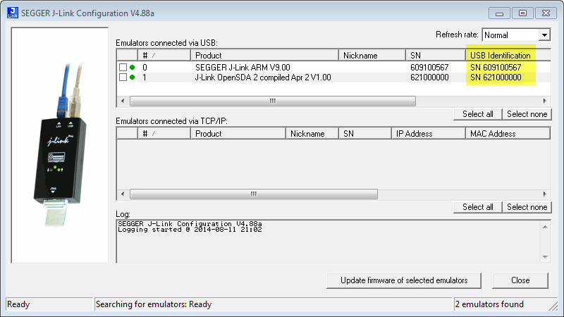 Segger Configuration.png Segger Configuration.png