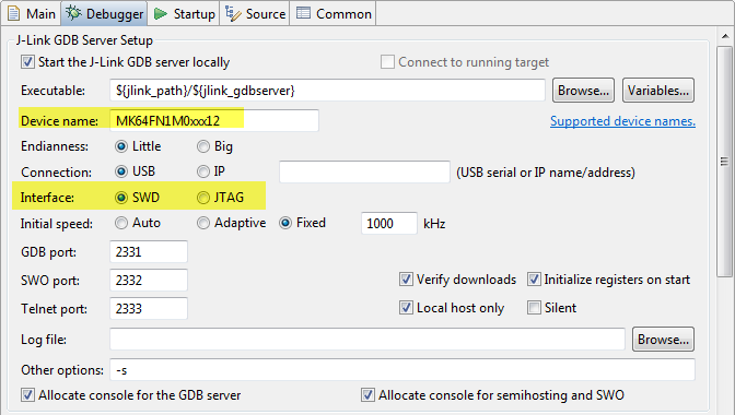 Segger Debug Settings.png Segger Debug Settings.png