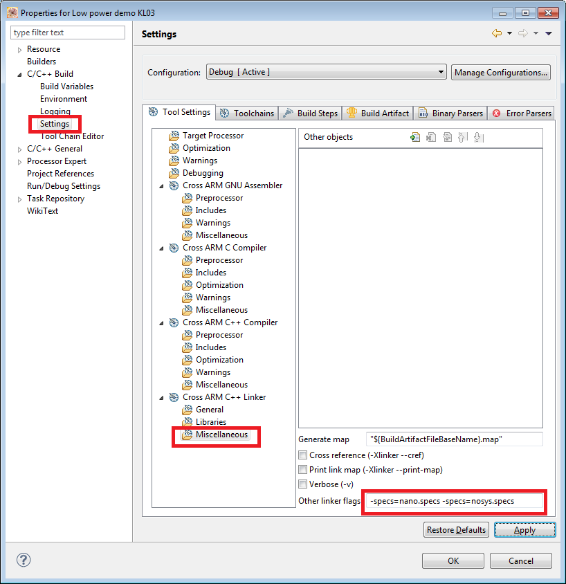 Linker settings - nanospec.png Linker settings - nanospec.png
