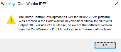 codewarrior warning - codewarrior IDE.png