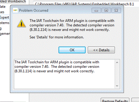 warnning in IAR plug in.GIF