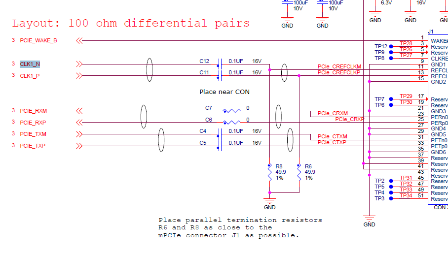 PCIE layout routing recommendations ? - NXP Community
