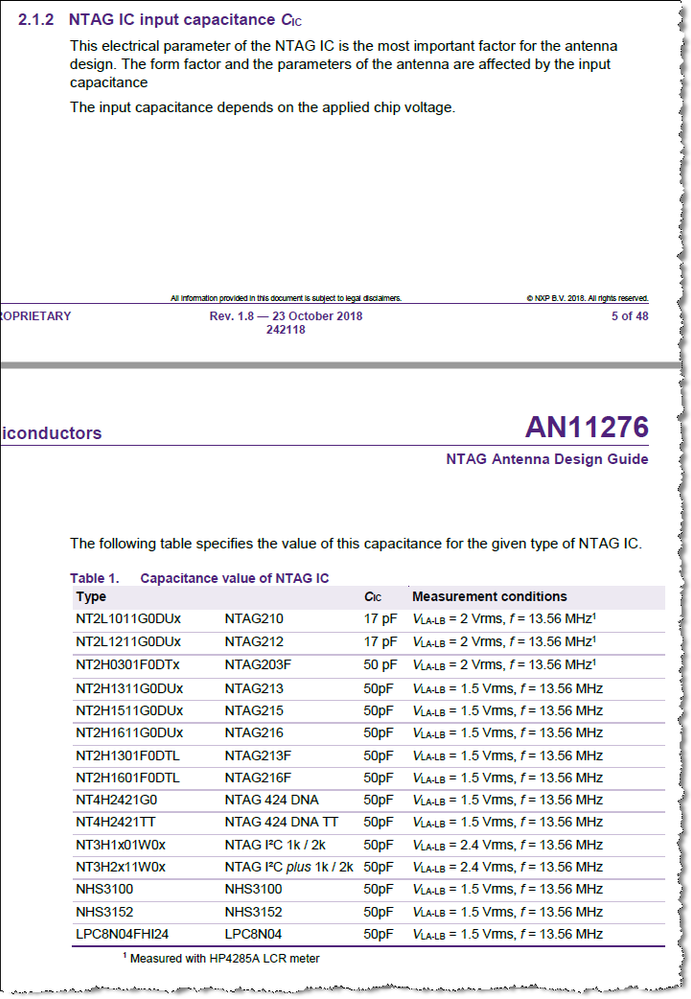 Capacitance value of NTAG IC AN11276.png